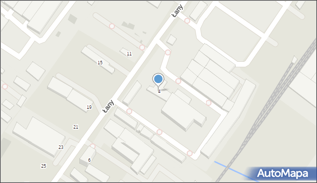 Bochnia, Łany, 4, mapa Bochni