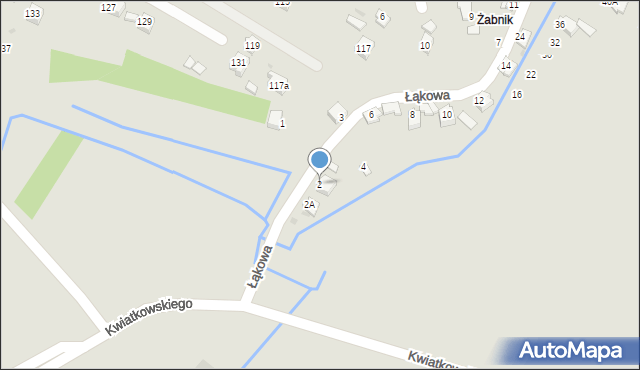 Boguchwała, Łąkowa, 2, mapa Boguchwała