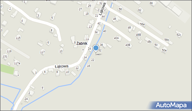 Boguchwała, Łąkowa, 28, mapa Boguchwała