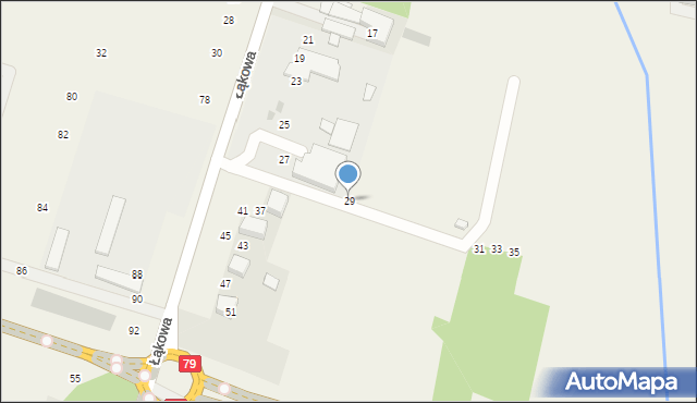 Bolechowice, Łąkowa, 29, mapa Bolechowice