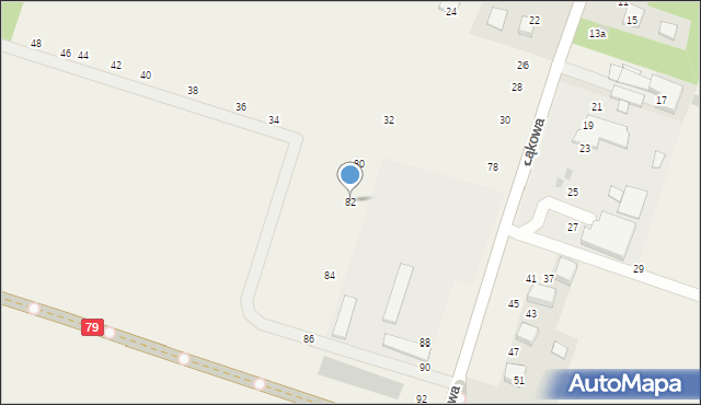 Bolechowice, Łąkowa, 82, mapa Bolechowice