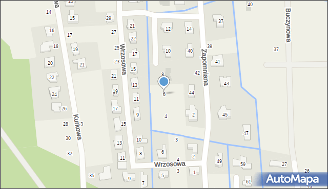 Borówiec, Labirynt Wodny, 6, mapa Borówiec