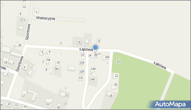 Brenno, Łąkowa, 16, mapa Brenno