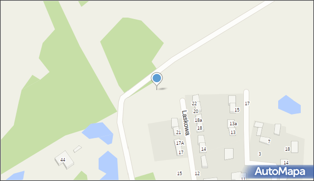 Brzozówka, Laskowa, 25, mapa Brzozówka