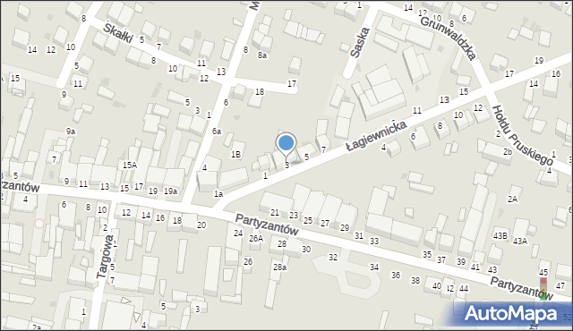 Busko-Zdrój, Łagiewnicka, 3, mapa Busko-Zdrój