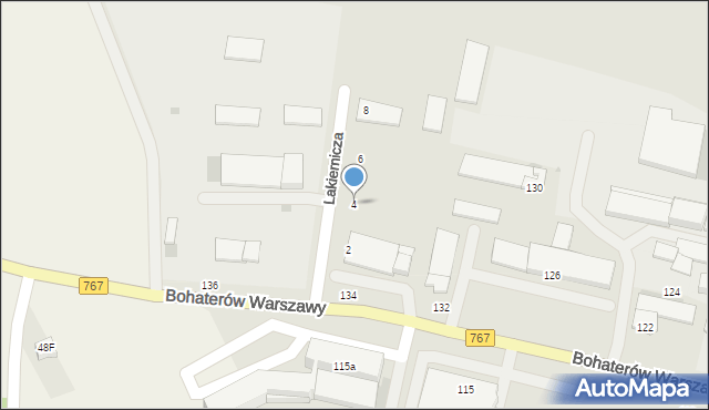 Busko-Zdrój, Lakiernicza, 4, mapa Busko-Zdrój