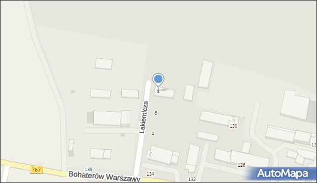 Busko-Zdrój, Lakiernicza, 8, mapa Busko-Zdrój