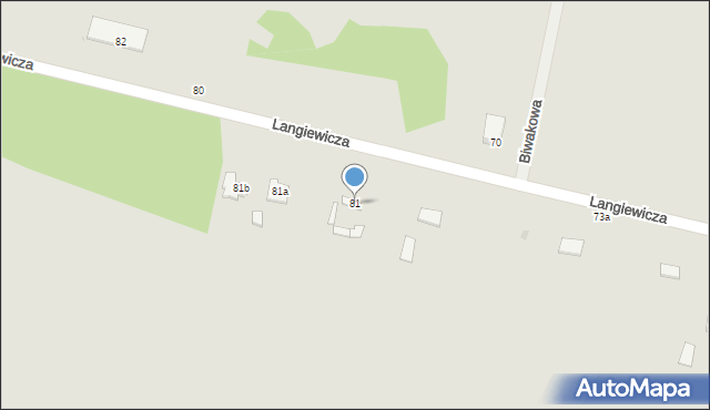 Busko-Zdrój, Langiewicza Mariana, gen., 81, mapa Busko-Zdrój