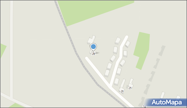 Bytom, Lazarówka, 28, mapa Bytomia