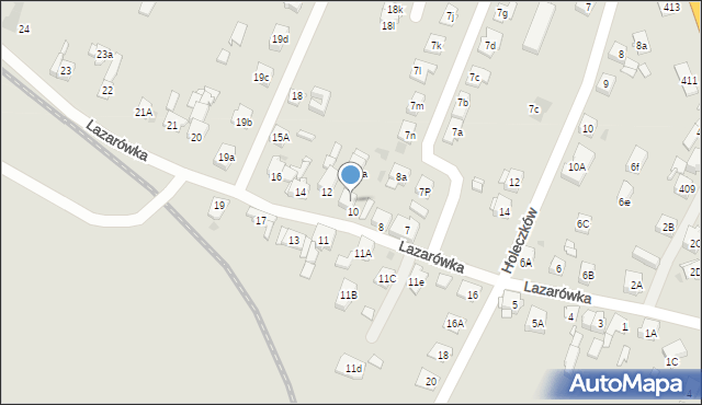 Bytom, Lazarówka, 9, mapa Bytomia