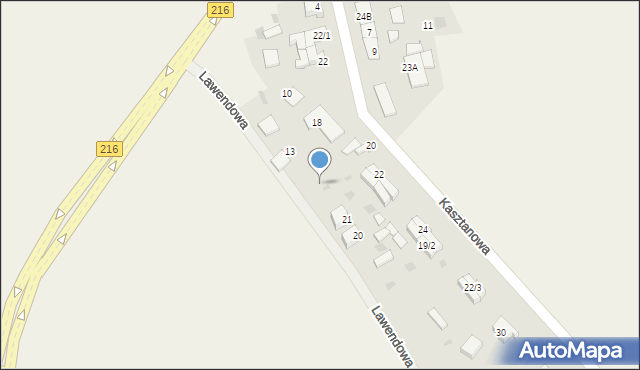 Celbowo, Lawendowa, 17, mapa Celbowo