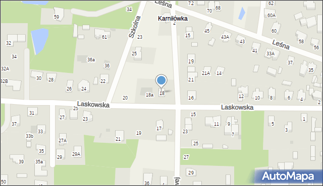 Celestynów, Laskowska, 18, mapa Celestynów