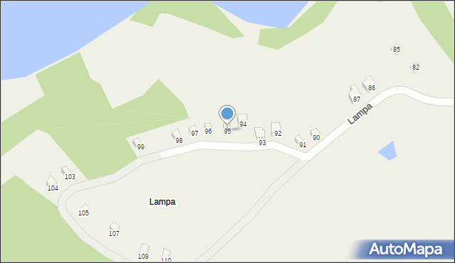 Chmielno, Lampa, 95, mapa Chmielno