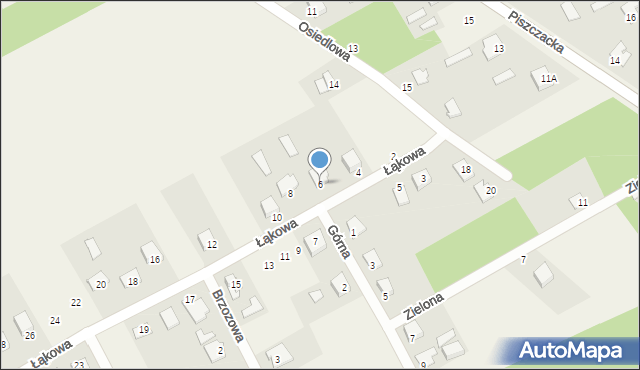 Chotyłów, Łąkowa, 6, mapa Chotyłów