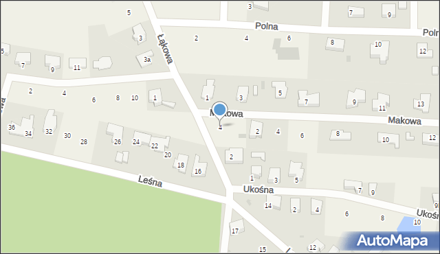 Chwalęcice, Łąkowa, 4, mapa Chwalęcice