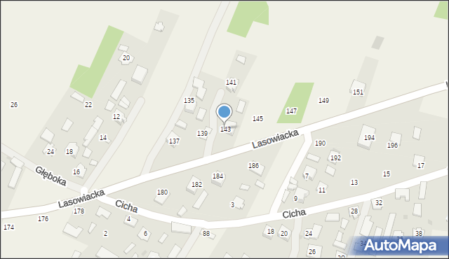 Cmolas, Lasowiacka, 143, mapa Cmolas