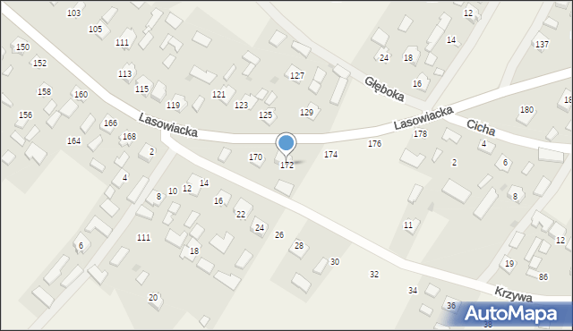 Cmolas, Lasowiacka, 172, mapa Cmolas