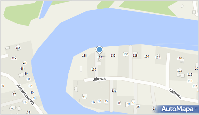 Cupel, Łąkowa, 134, mapa Cupel