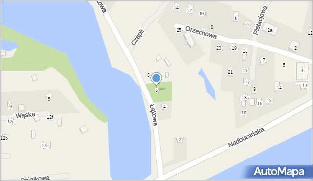 Cupel, Łąkowa, 6, mapa Cupel