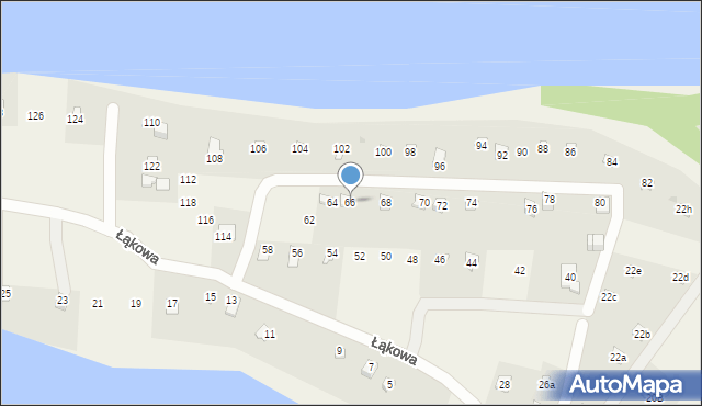 Cupel, Łąkowa, 66, mapa Cupel