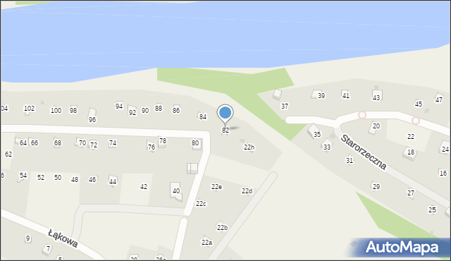 Cupel, Łąkowa, 82, mapa Cupel