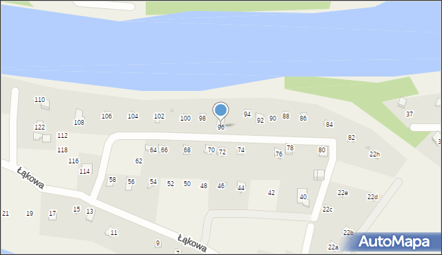 Cupel, Łąkowa, 96, mapa Cupel