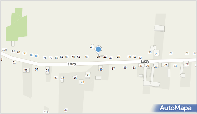 Cynków, Łazy, 46, mapa Cynków