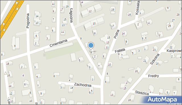 Czechowice-Dziedzice, Łagodna, 4, mapa Czechowic-Dziedzic