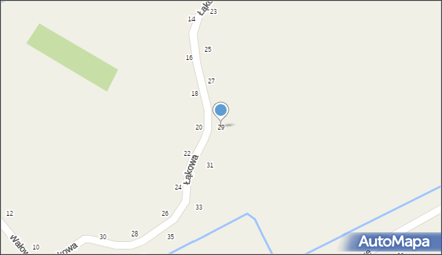 Czernichów, Łąkowa, 29, mapa Czernichów