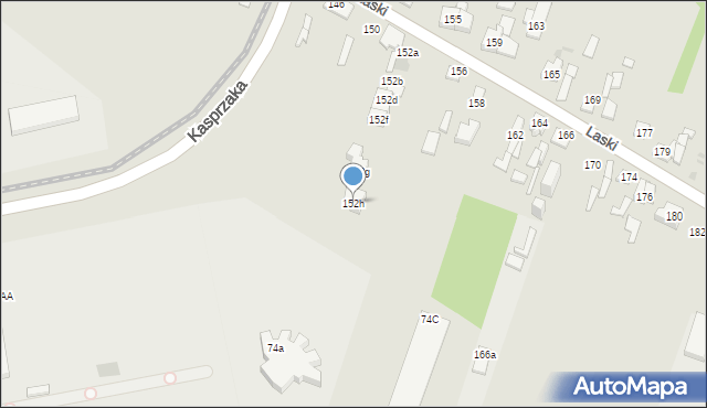 Dąbrowa Górnicza, Laski, 152h, mapa Dąbrowa Górnicza