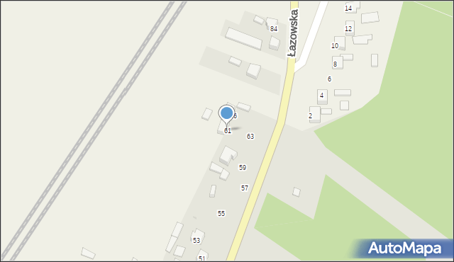 Dąbrowa Górnicza, Łazowska, 61, mapa Dąbrowa Górnicza