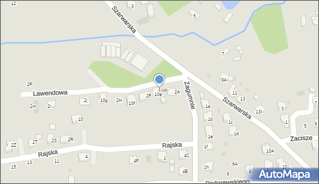 Dąbrowa Tarnowska, Lawendowa, 1, mapa Dąbrowa Tarnowska