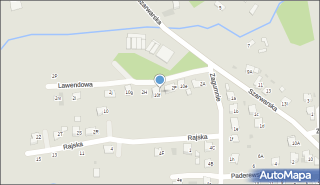 Dąbrowa Tarnowska, Lawendowa, 5, mapa Dąbrowa Tarnowska