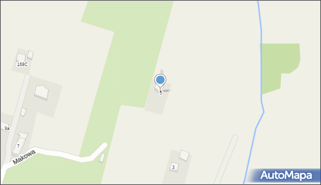 Dąbrowica, Łąkowa, 5, mapa Dąbrowica