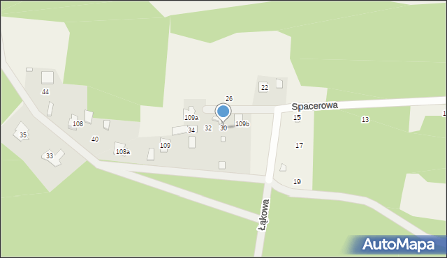 Dobczyn, Łąkowa, 30, mapa Dobczyn