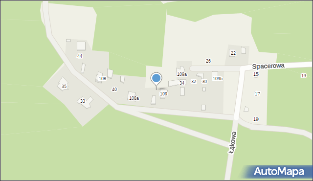 Dobczyn, Łąkowa, 36, mapa Dobczyn