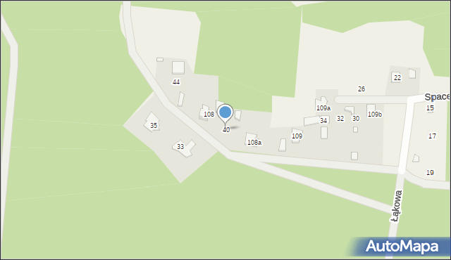 Dobczyn, Łąkowa, 40, mapa Dobczyn