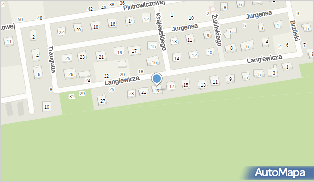 Dobra-Nowiny, Langiewicza Mariana, gen., 19, mapa Dobra-Nowiny