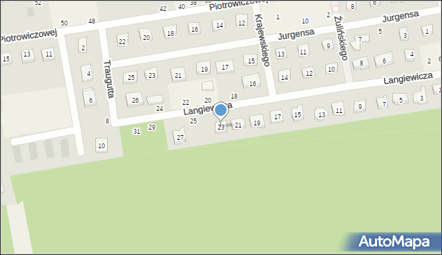 Dobra-Nowiny, Langiewicza Mariana, gen., 23, mapa Dobra-Nowiny