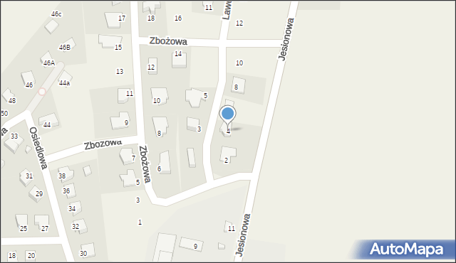 Dobrcz, Lawendowa, 4, mapa Dobrcz