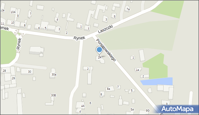 Dobre, Laszczki Konstantego, 2A, mapa Dobre