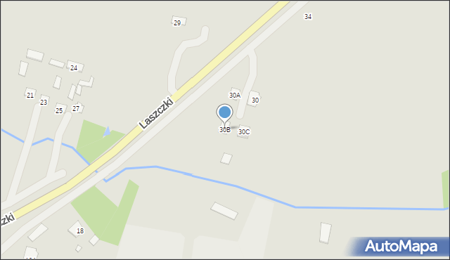 Dobre, Laszczki Konstantego, 30B, mapa Dobre