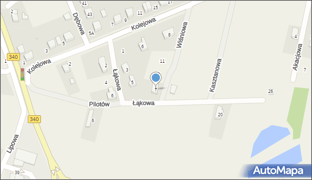 Dobroszyce, Łąkowa, 7, mapa Dobroszyce