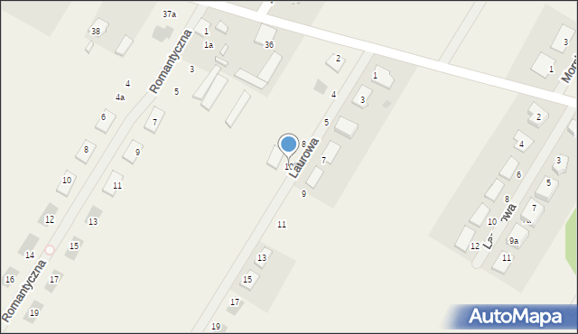 Dosin, Laurowa, 10, mapa Dosin