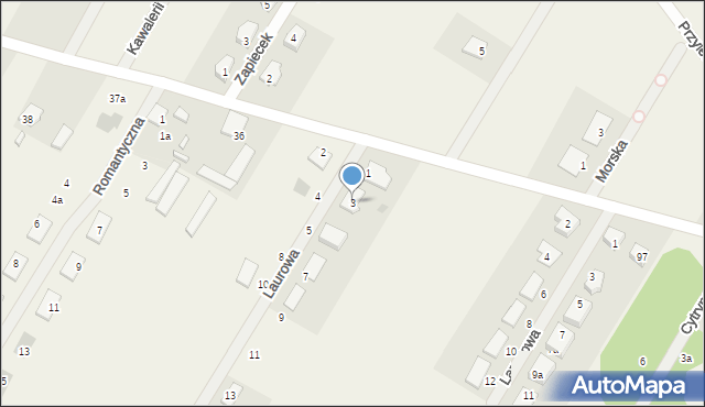 Dosin, Laurowa, 3, mapa Dosin