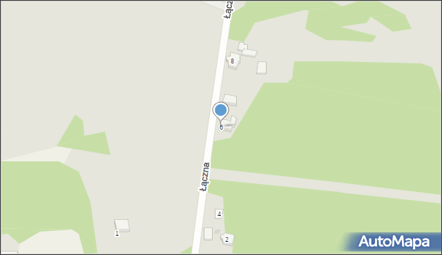 Drezdenko, Łączna, 6, mapa Drezdenko