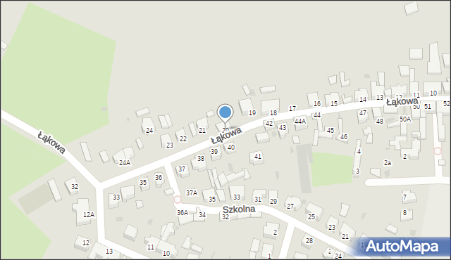 Drezdenko, Łąkowa, 20, mapa Drezdenko