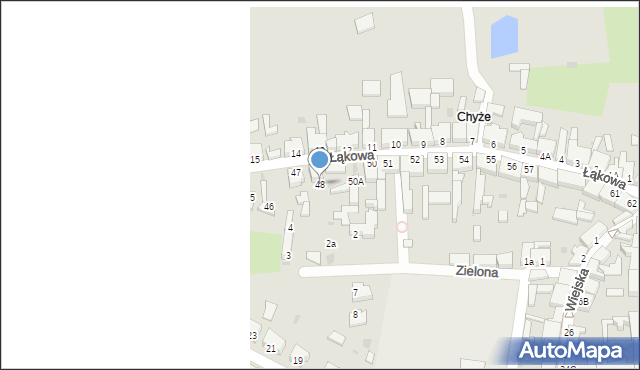 Drezdenko, Łąkowa, 48, mapa Drezdenko