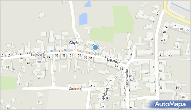Drezdenko, Łąkowa, 4A, mapa Drezdenko