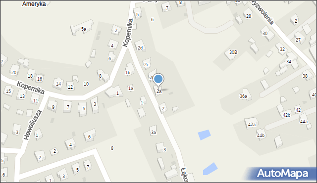 Dziemiany, Łąkowa, 2a, mapa Dziemiany